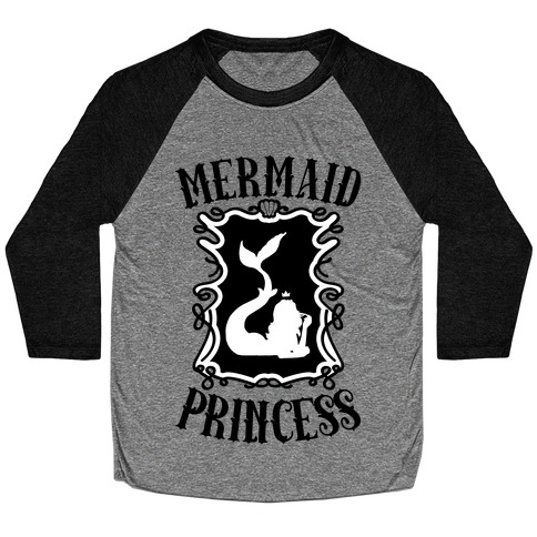 Mermaid Princess Baseball Tee