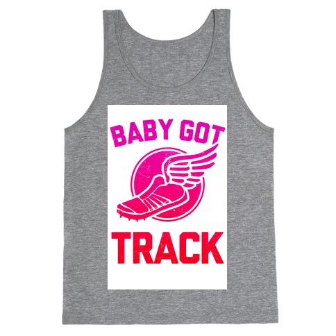 Baby Got Track (v-neck) Tank Top