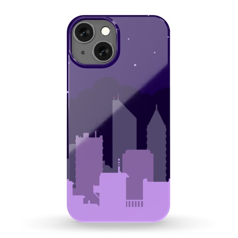 Pixel Cityscape Phone Case