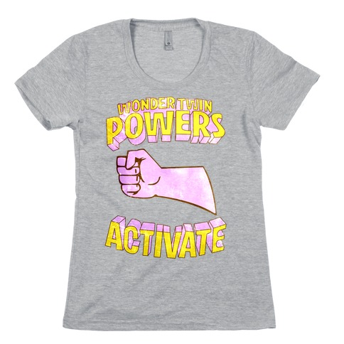 Wonder Twin Powers Activate 2 Womens T-Shirt