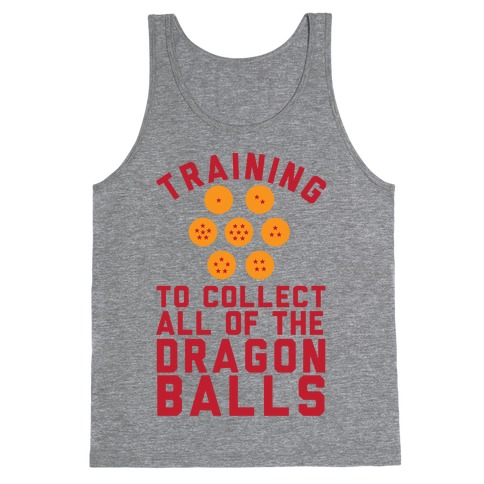 Training To Collect All Of The Dragon Balls Tank Top