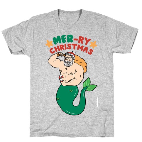 Mer-ry Christmas T-Shirt