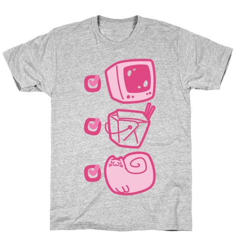 Tv Takeout Cat T-Shirt