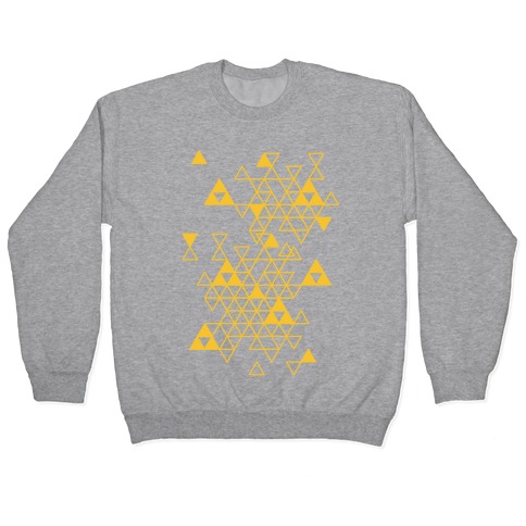 Geometric Triforce Pattern Pullover
