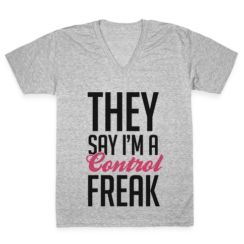 Control Freak V-Neck Tee Shirt