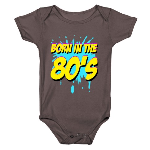Born in the 80's Baby One-Piece