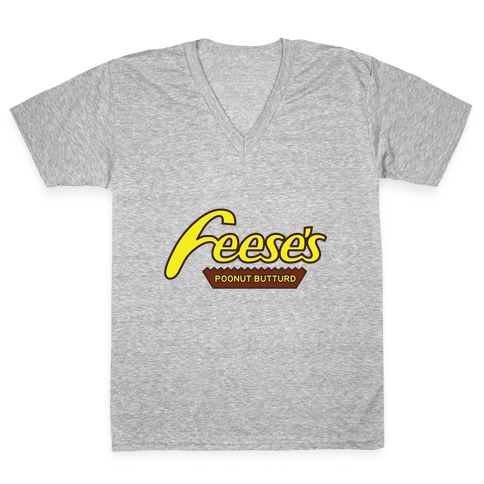 Feces Pieces V-Neck Tee Shirt