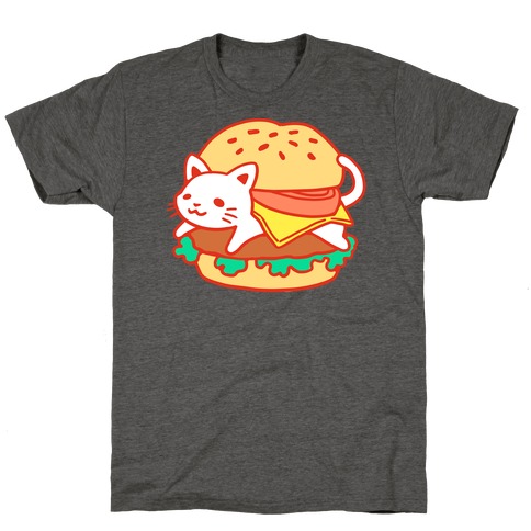 Burger Cat (No Text) T-Shirt