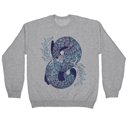 Swirling Wave Otter Pullover