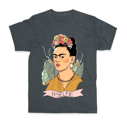 Frida #Selfie T-Shirt | LookHUMAN
