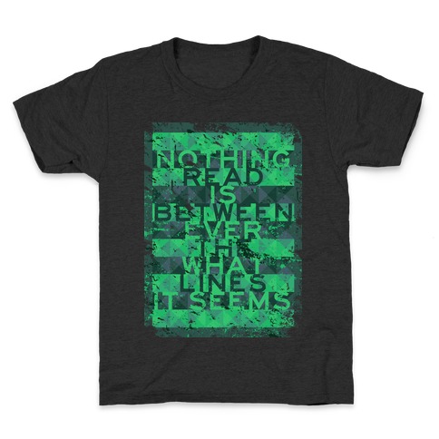 Between the Lines (distressed T) Kids T-Shirt