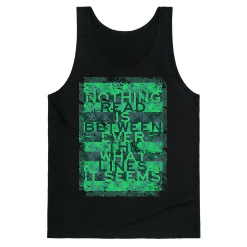 Between the Lines (distressed T) Tank Top