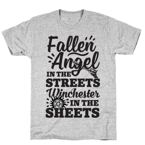 Fallen Angel In The Streets Winchester In The Sheets T-Shirt