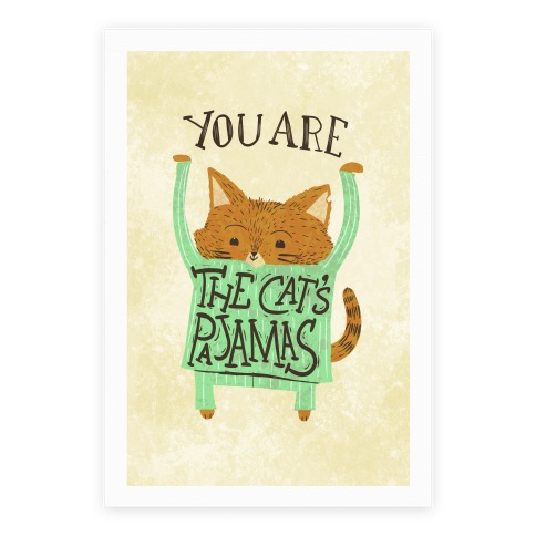 Cat's Pajamas Poster