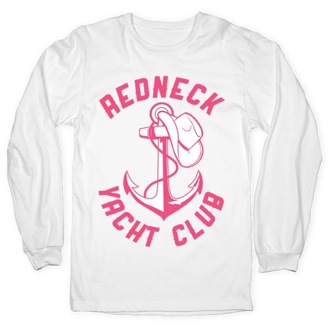 Official Redneck Yacht Club Full Color Logo T-Shirt in Cardinal Red