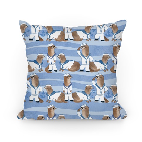 Sea Sailor Otters Pillow