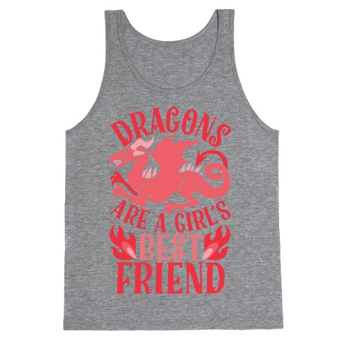 Dragons Are A Girl's Best Friend Tank Top