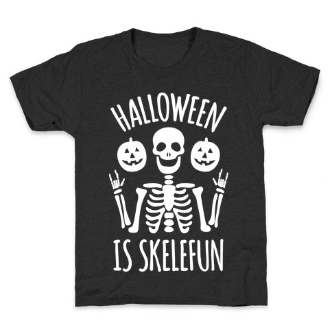 Halloween Is SkeleFUN Kids T-Shirt