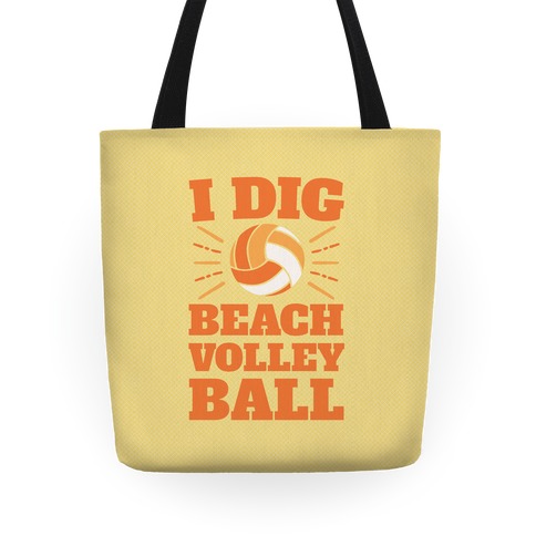 I Dig Beach Volleyball Tote