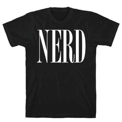 Nerd (Text) - T-Shirt - HUMAN