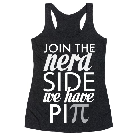 Join the Nerds! Racerback Tank Top