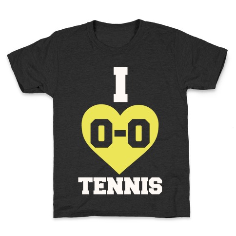 I 0-0 Tennis Kids T-Shirt