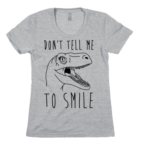 Don't Tell Me To Smile Dino Stickers and Decal Sheets