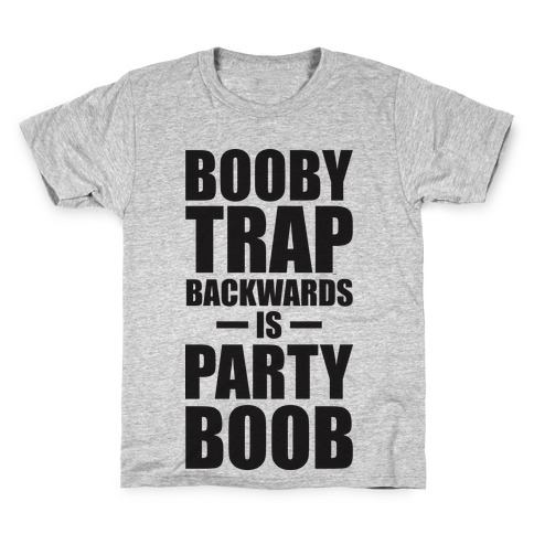Booby Trap Party Boob Kids T-Shirt