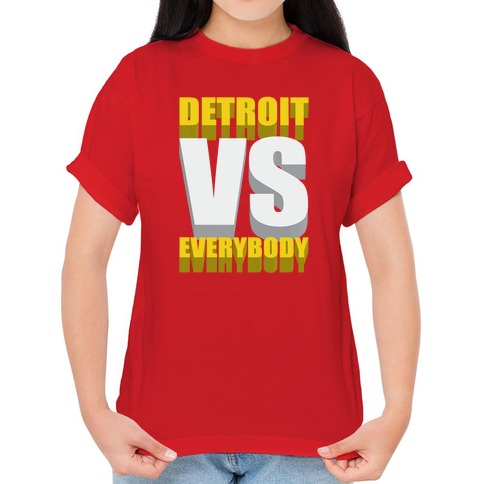 Lost Mitten Apparel Co Detroit Vs Everybody T-Shirt