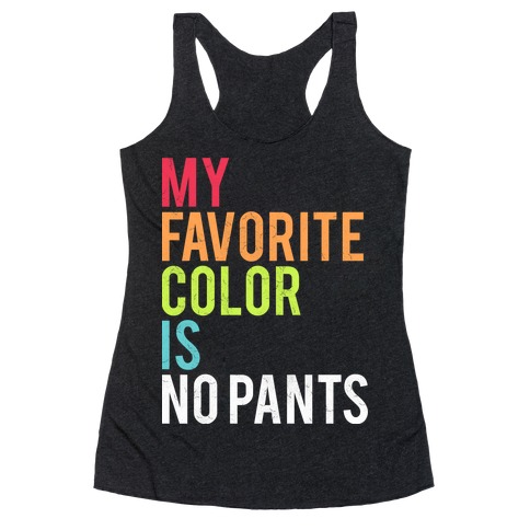 Favorite Color Racerback Tank Tops | LookHUMAN