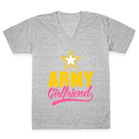 Army Girlfriend V-Neck Tee Shirt