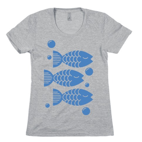 Geometric Fish Womens T-Shirt