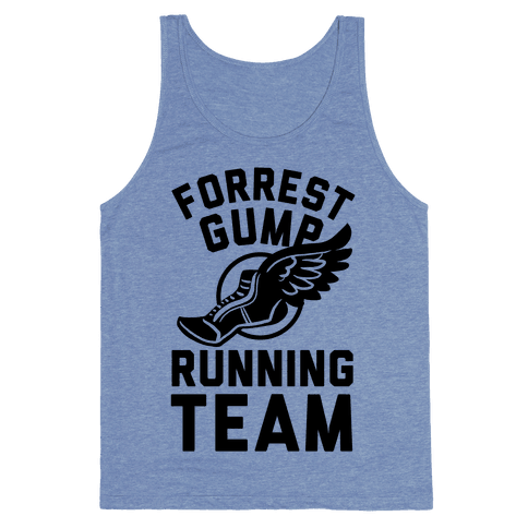 Forrest Gump Running Team Tank Top | LookHUMAN