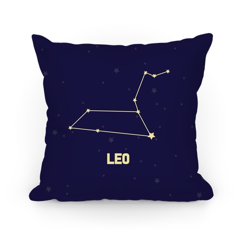 Leo Horoscope Sign Pillow