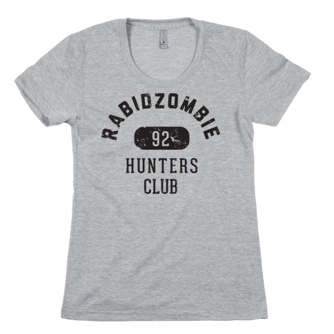 RabidZombie Hunters Club Hoodie Womens T-Shirt