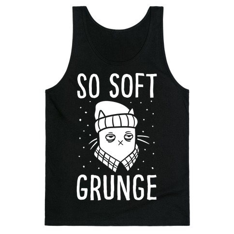 Soft Grunge Cat Tank Top