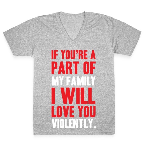 Violent Love V-Neck Tee Shirt
