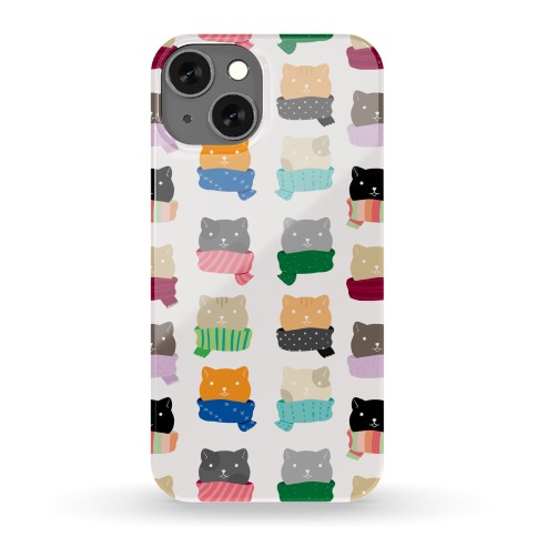 Cats In Scarfs Pattern Phone Case