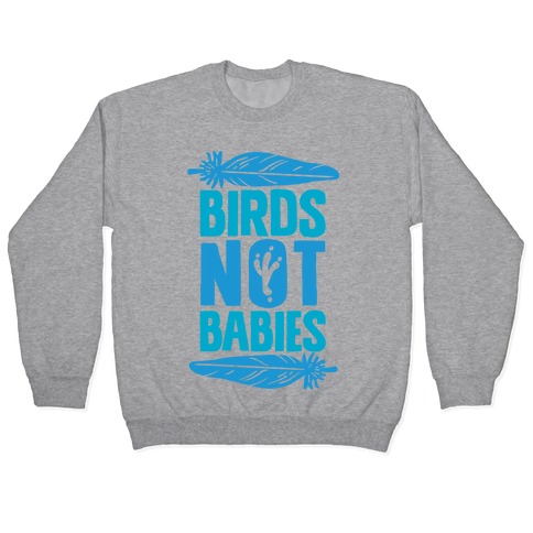 Birds Not Babies Pullover