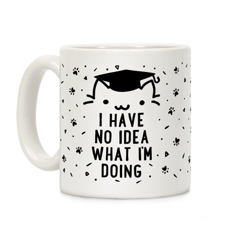 Graduation Cat Coffee Mug