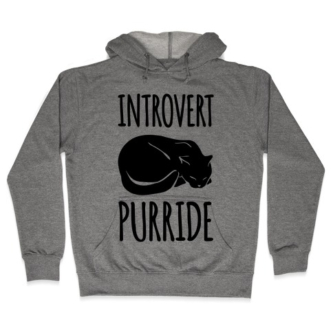 Introvert Purride Hooded Sweatshirt