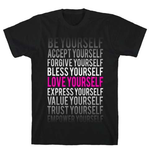 just be yourself t shirt