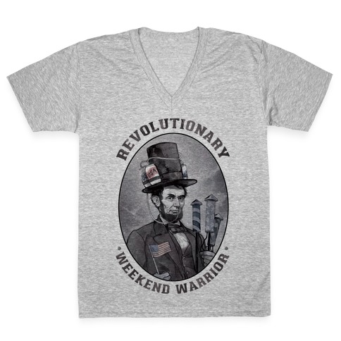 Revolutionary Weekend Warrior V-Neck Tee Shirt