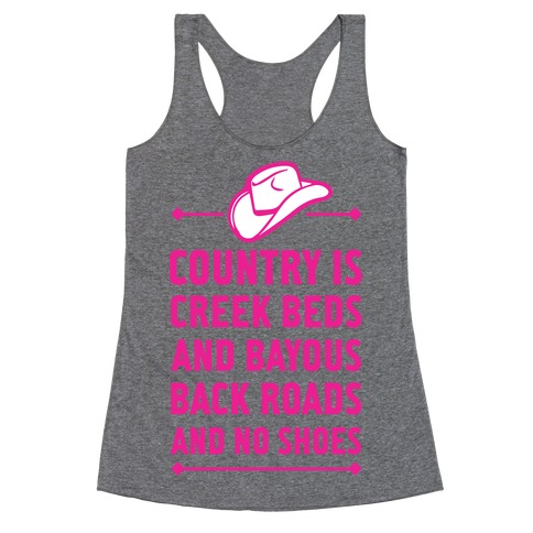 Country Is Racerback Tank Top