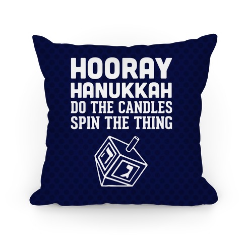 Hooray Hanukkah Pillow
