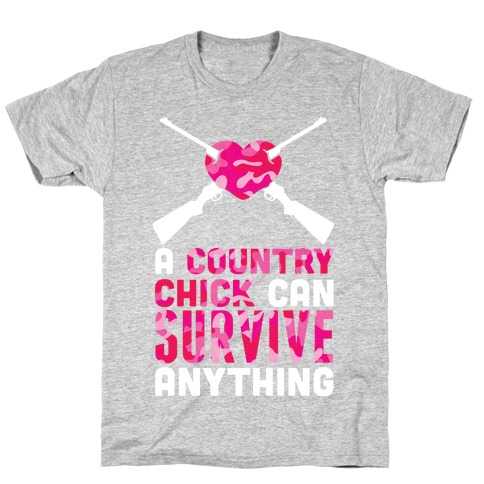 A Country Chick Can Survive Anything T-Shirt