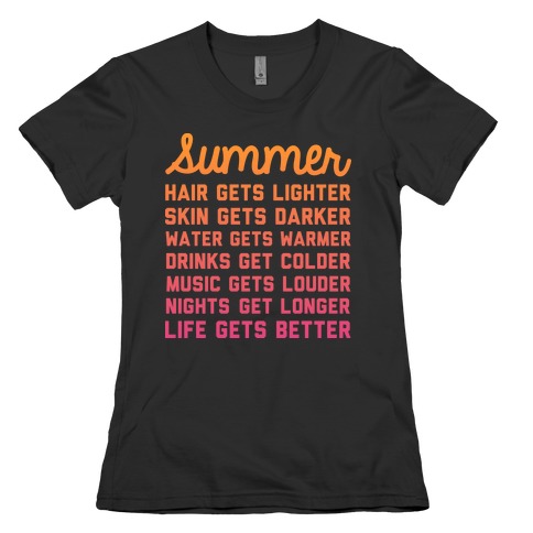 Summer Time Womens T-Shirt