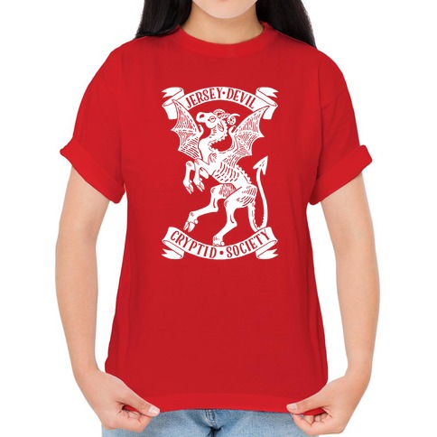 Jersey Devil T-Shirt, Leeds Monster Cryptid Tee Apparel