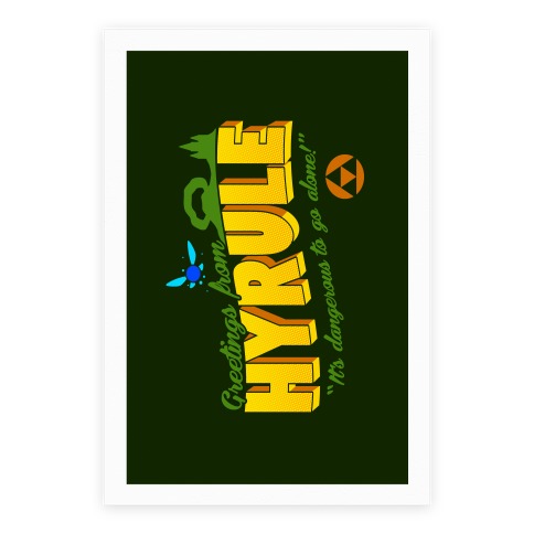 Greetings From Hyrule Poster
