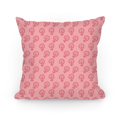 Feminist Pattern Pillow